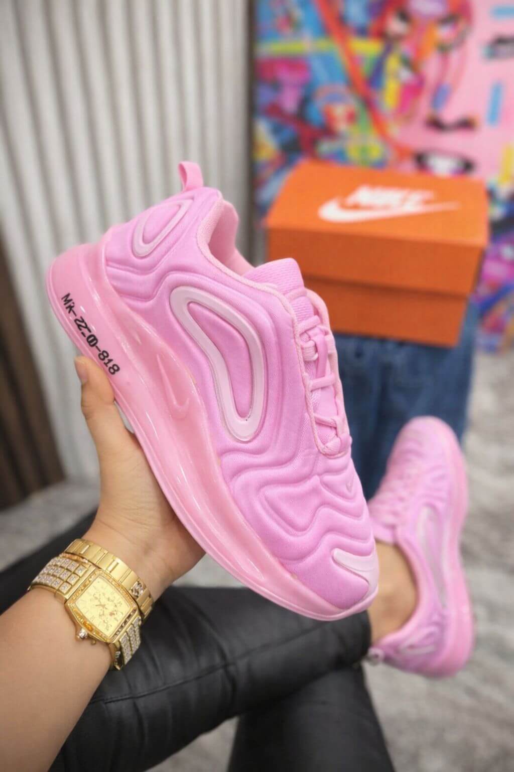 Tenis Tortuga Rosa Pastel