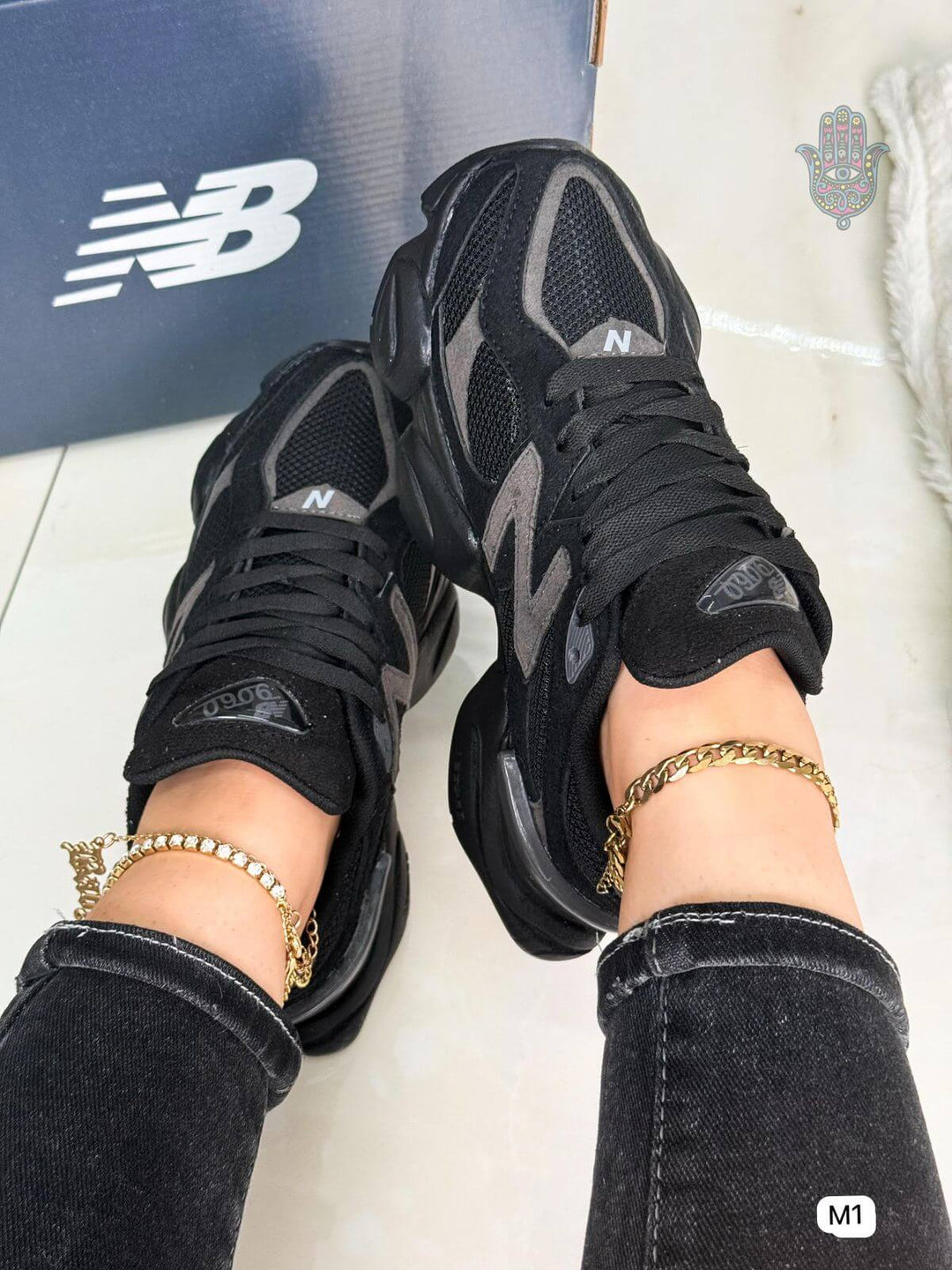 NB 9060 Negro / Gris