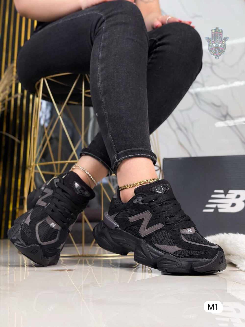 NB 9060 Negro / Gris